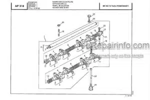 Photo 2 - Manitou MC40 To MC70 Turbo Powershift Parts Catalogue Forklift 547309C