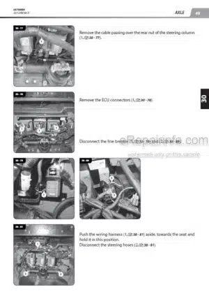 Photo 7 - Manitou ME315 ME316 ME318 ME320 Repair Manual Forklift