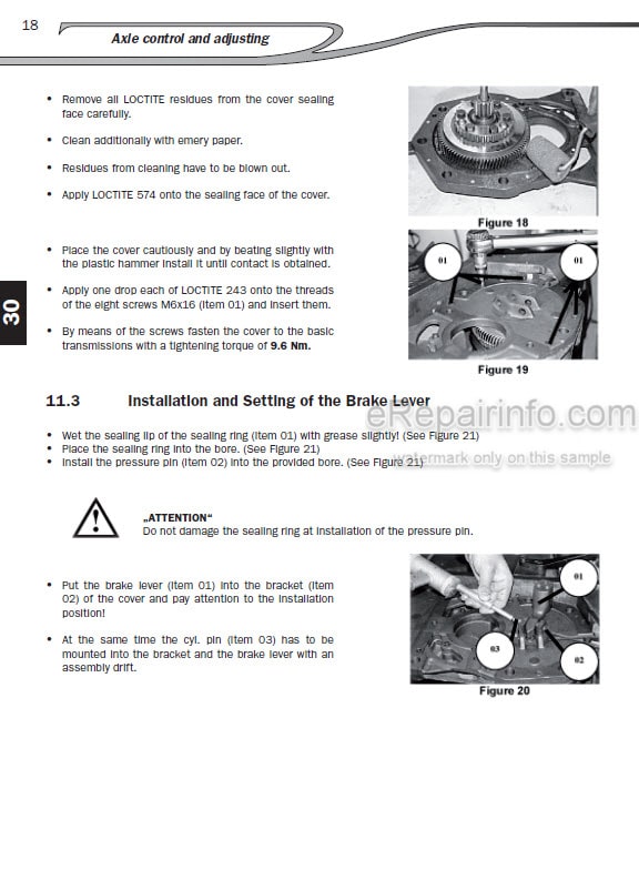 Photo 1 - Manitou ME315 ME316 ME318 ME320 Repair Manual Forklift
