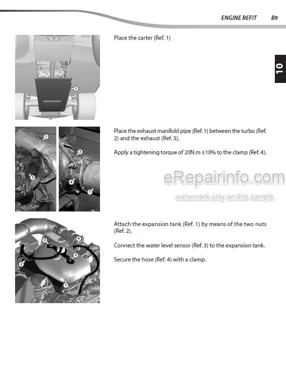 Photo 1 - Manitou MHT-X790 Mining 104JD ST3A S1 Repair Manual Telehandler 647828EN