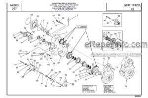 Photo 1 - Manitou MHT10120L E3 Evolution Parts Catalogue Telehandler 648588