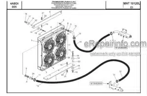 Photo 6 - Manitou MHT860L Evolution E3 Tier III Parts Manual Telehandler 648435P