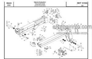 Photo 1 - Manitou MHT10180L E3 Parts Catalogue Telehandler 648653