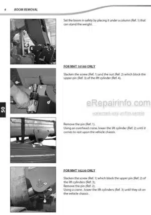 Photo 6 - Manitou MHT12330 245D ST5 S1 Repair Manual Telehandler 647824EN