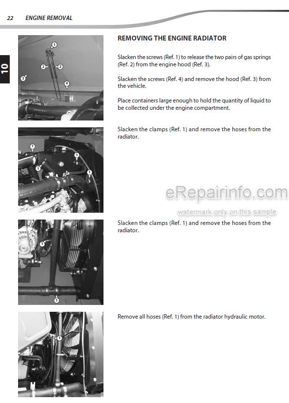 Photo 1 - Manitou MHT10180 129M ST4 S1 To MHT-X10230 129M ST3A S1 Repair Manual Telehandler 648914EN