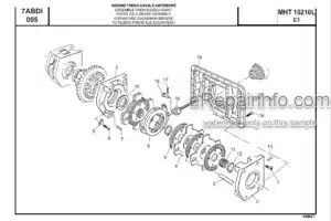 Photo 6 - Manitou MHT10180L E3 Parts Catalogue Telehandler 648653