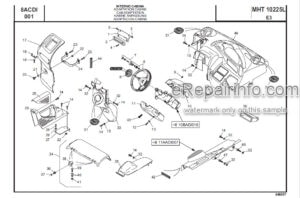 Photo 5 - Manitou MLA628-120LSU Powershift Series 3 E2 Parts Manual Telehandler 547866P
