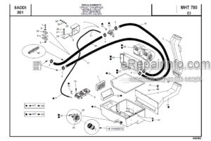 Photo 1 - Manitou MHT780 Evolution E3 Series 2 Parts Catalogue Telehandler 648585