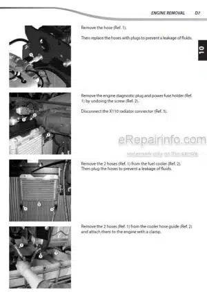 Photo 4 - Manitou MHT790-104JD H ST3B S1 MHT-X790-104JD H ST3A S1 Repair Manual Telehandler 647489EN