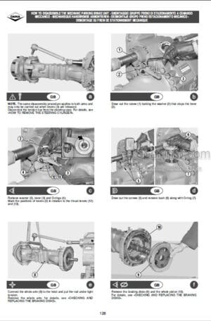 Photo 8 - Manitou MHT860L M Series E2 Repair Manual Telehandler