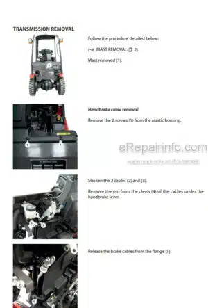 Photo 11 - Manitou MI15G S2 US To MI35G S2 US Repair Manual Forklift 647679EN