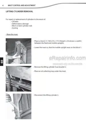 Photo 12 - Manitou MI60 MI70 Turbo Series 2 E2 Repair Manual Forklift