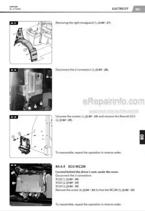 Photo 2 - Manitou MLA-T533 145V Plus D ST5 S1 Repair Manual Telehandler 647872EN