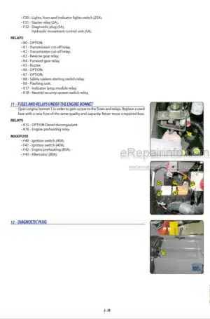 Photo 6 - Manitou MC-X25-2 D K ST3A S1 To MSI-X35 D K ST3A S1 Operators Manual Forklift 647840EN