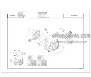 Photo 5 - Manitou MLT-X841 MLT-X1041 145PS Plus L Y ST3A S1 Genuine Parts Catalog Telehandler 647797