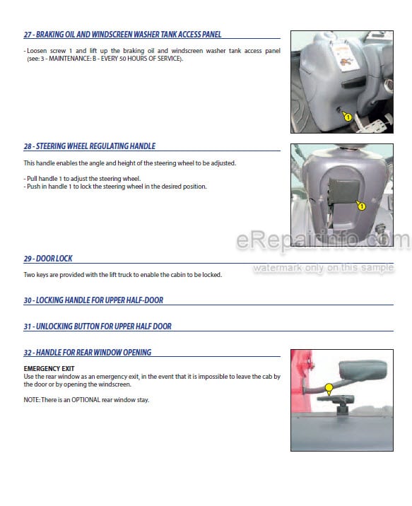 Photo 1 - Manitou MLT-X735 Turbo LSU To MLT-X1035L Turbo LSU Serie 6 E3 Operators Manual Telehandler 647121EN