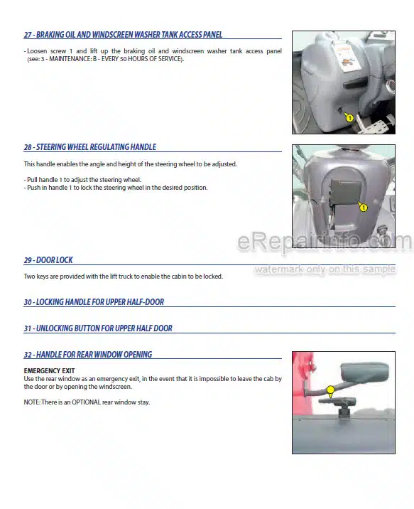 Photo 1 - Manitou MLT-X735 Turbo LSU To MLT-X1035L Turbo LSU Serie 6 E3 Operators Manual Telehandler 647121EN