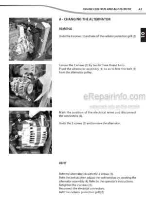 Photo 1 - Manitou MLT625-75H Series 1 E3 To MT-X625 Turbo Series 2 E3 Repair Manual Telehandler 647230EN