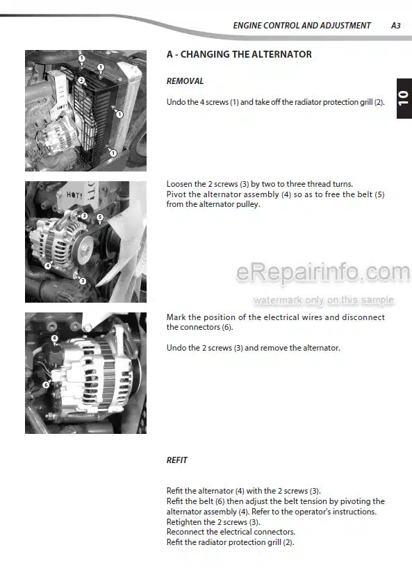 Photo 1 - Manitou MLT625-75H Series 1 E3 To MT-X625 Turbo Series 2 E3 Repair Manual Telehandler 647230EN