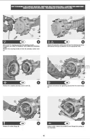 Photo 8 - Manitou MLT627T Repair Manual Telehandler 547907EN