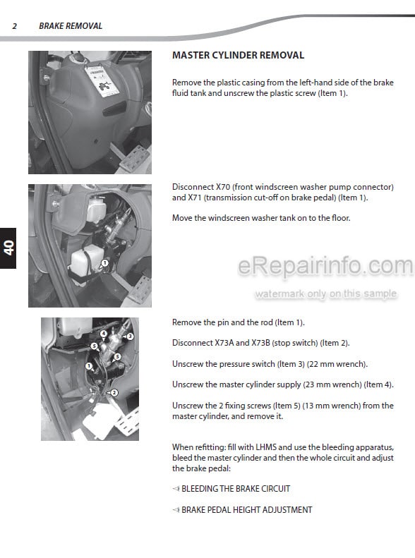 Photo 1 - Manitou MLT627 Turbo Evolution MLT-X627 Turbo Repair Manual Telehandler