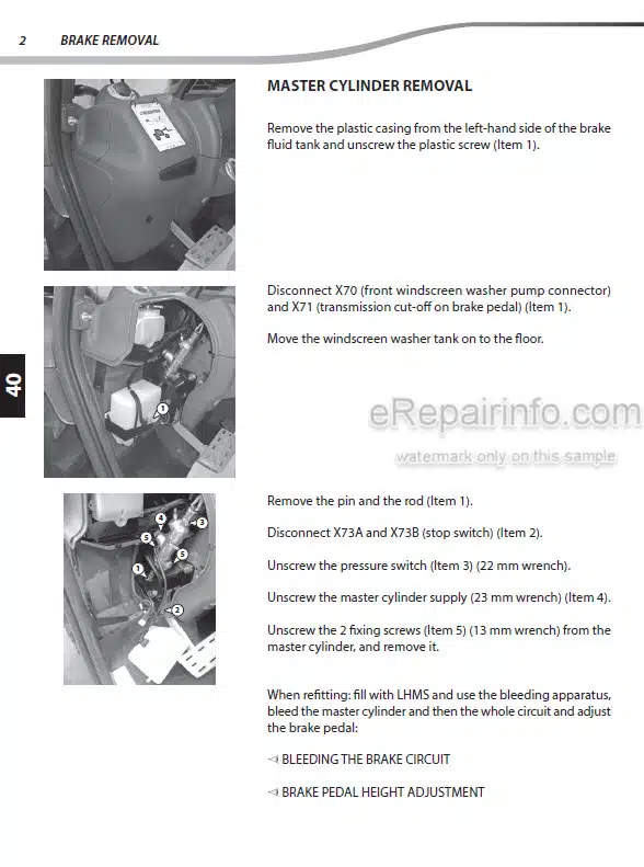 Photo 1 - Manitou MLT627 Turbo Evolution MLT-X627 Turbo Repair Manual Telehandler