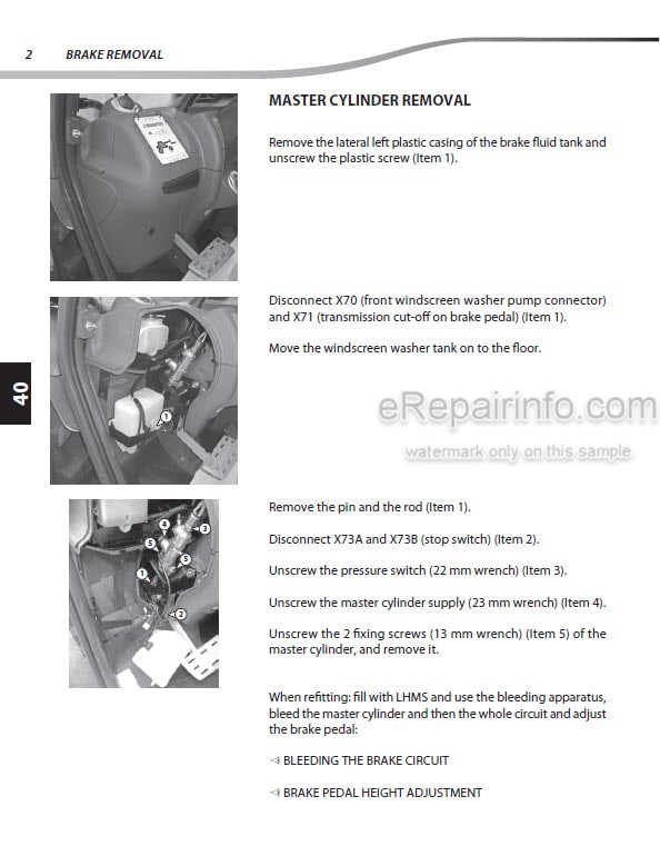 Photo 1 - Manitou MLT629-20 ST3B To MLT629-24 ST3B Repair Manual Telehandler 647197EN