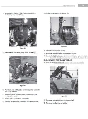 Photo 2 - Manitou MLT630 115D ST5 S1 To MLT730 115D V CP ST5 S1 Repair Manual Telehandler 647973EN