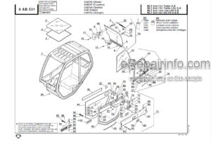 Photo 5 - Manitou MLT630T MLT634-120LSU Series B E2 Parts Manual Telehandler 547845P