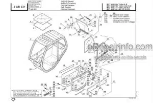 Photo 5 - Manitou MLT630T MLT634-120LSU Series B E2 Parts Manual Telehandler 547845P