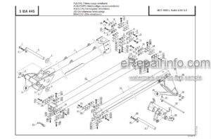 Photo 4 - Manitou MLT630 Turbo Series C E2 To MLT1035L Turbo LSU Series 3 E2 Parts Catalogue Telehandler CD547971