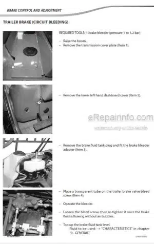 Photo 6 - Manitou MLT635-130 PS D ST4 S1 To MLT940-140V Plus D ST4 S1 Repair Manual Telehandler 647603EN