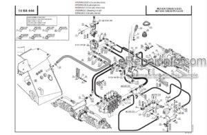 Photo 6 - Manitou MLT630T To MT732 Series B E2 Parts Manual Telehandler 547845P