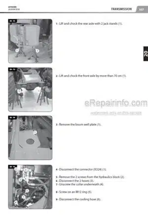 Photo 6 - Manitou MLT635-130 PS D ST4 S2 To MLT-X741-140V Plus D ST3A S1 Repair Manual Telehandler 647681EN