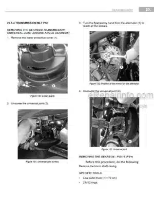 Photo 7 - Manitou MLT635-130 PS D ST4 S2 To MLT-X741-140V Plus D ST3A S1 Repair Manual Telehandler 647681EN