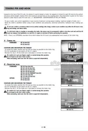 Photo 3 - Manitou MLT731 Turbo LSU SB E2 Operators Manual Telehandler