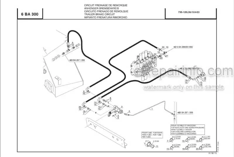 Photo 1 - Manitou MLT735-120LSU S6 E3 Parts Manual Telehandler 51900006