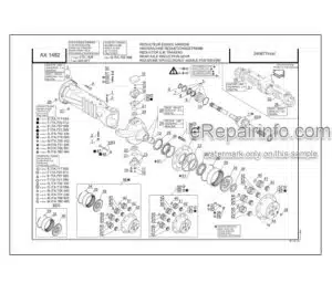 Photo 6 - Manitou MLT732-120LSU To MLT742 Series 2 E2 Turbo Powershift Parts Catalogue Telehandler CD547852