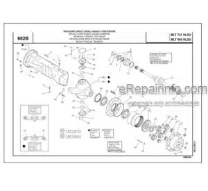 Photo 5 - Manitou MLT840-115PS MLT840-137PS MLT1040-137PS Parts Catalogue Telehandler CD647269