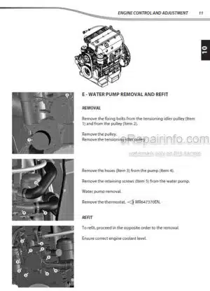 Photo 7 - Manitou MLT845 MT1235 MT1335 MT1435 MT1745 Turbo Series 2 E2 Repair Manual Telehandler 0-1-M120