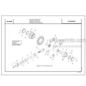 Photo 5 - Manitou MLT-X735 MLT-X741 MLT-X1035 S6-E3 Genuine Parts Catalogue Telehandler 647121