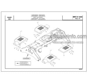 Photo 6 - Manitou MRT3255 MRT-X3255 Privilege Plus Genuine Parts Catalog Telehandler 648875