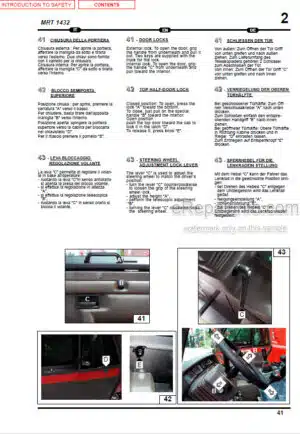 Photo 4 - Manitou MRT1432 400 M Series E2 Operators Service Manual Telehandler 648226AS
