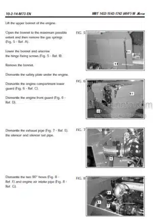 Photo 4 - Manitou MRT1432 MRT1542 MRT1742 M Series Repair Manual Telehandler 10-2-13-M72EN