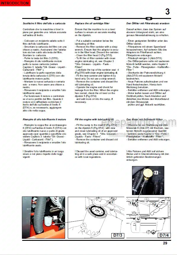 Photo 1 - Manitou MRT1432 M Series E2 Operators Service Manual Telehandler 648320AS