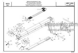 Photo 2 - Manitou MRT1850 E3 Privilege Parts Catalogue Telehandler 648399