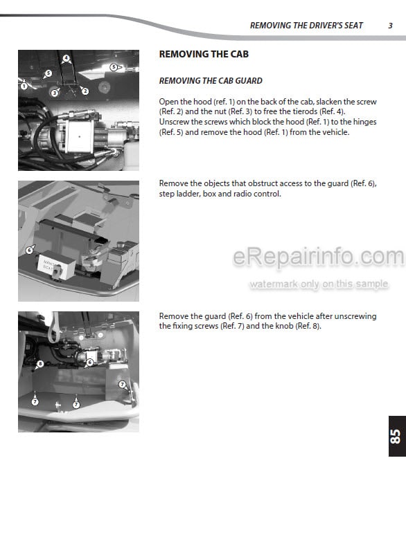 Photo 1 - Manitou MRT1850 MRT2150 MRT2540 E3 Privilege Repair Manual Telehandler