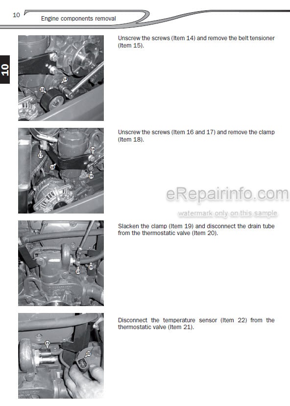Photo 1 - Manitou MRT1850 MRT2150 MRT2540 Euro 3 Repair Manual Telehandler M146EN