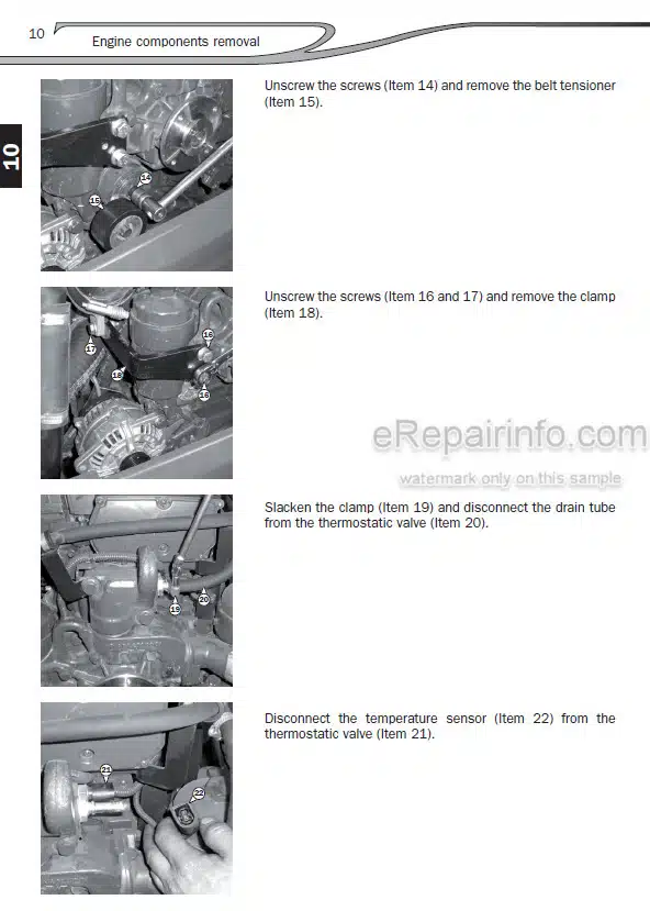 Photo 1 - Manitou MRT1850 MRT2150 MRT2540 Euro 3 Repair Manual Telehandler M146EN