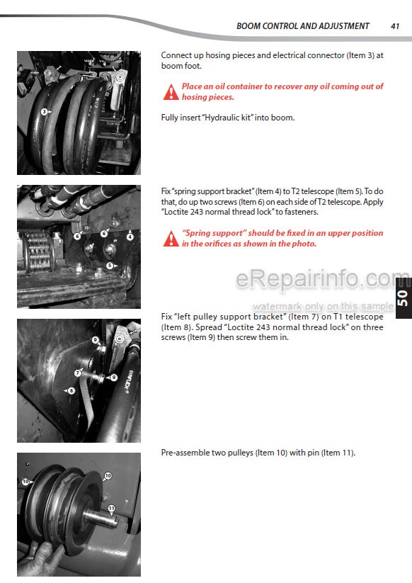 Photo 1 - Manitou MRT2145 Easy 360 400 ST3B S1 Repair Manual Telehandler 647810